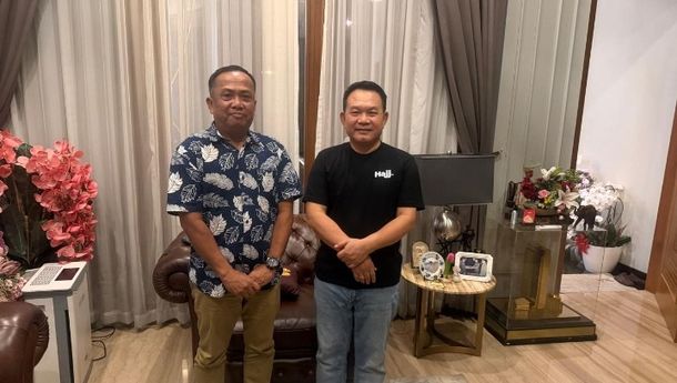 Andi Abbas Silaturahmi dengan Kepala Staf Kepresidenan Dudung Abdurachman 