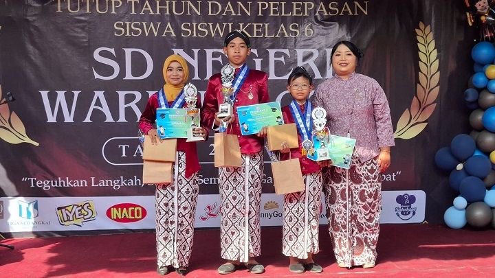 Ini Tiga Lulusan Terbaik SDN Warungboto Kota Yogyakarta