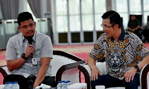 Gubernur Sumut Bobby Nasution menerima audiensi EVP-Head Of Circle Sumatra IOH Agus Sulistio