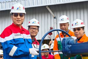Kementerian ESDM, PGN dan Pertagas melaksanakan seremonial Commissioning Metering KHT dan Integrasi Sistem Transmisi Gas CISEM 2 dengan sistem transmisi Jawa Barat di Kandang Haur Timur