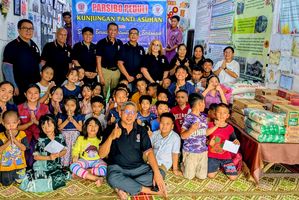Pengurus Parsibo hadirkan kebahagiaan untuk anak-anak di LKSA Cinta Kasih Medan