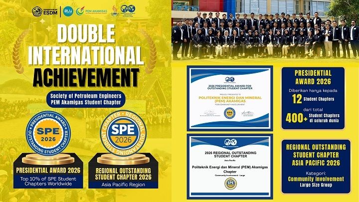 SPE PEM Akamigas Student Chapter Raih Double International Achievement