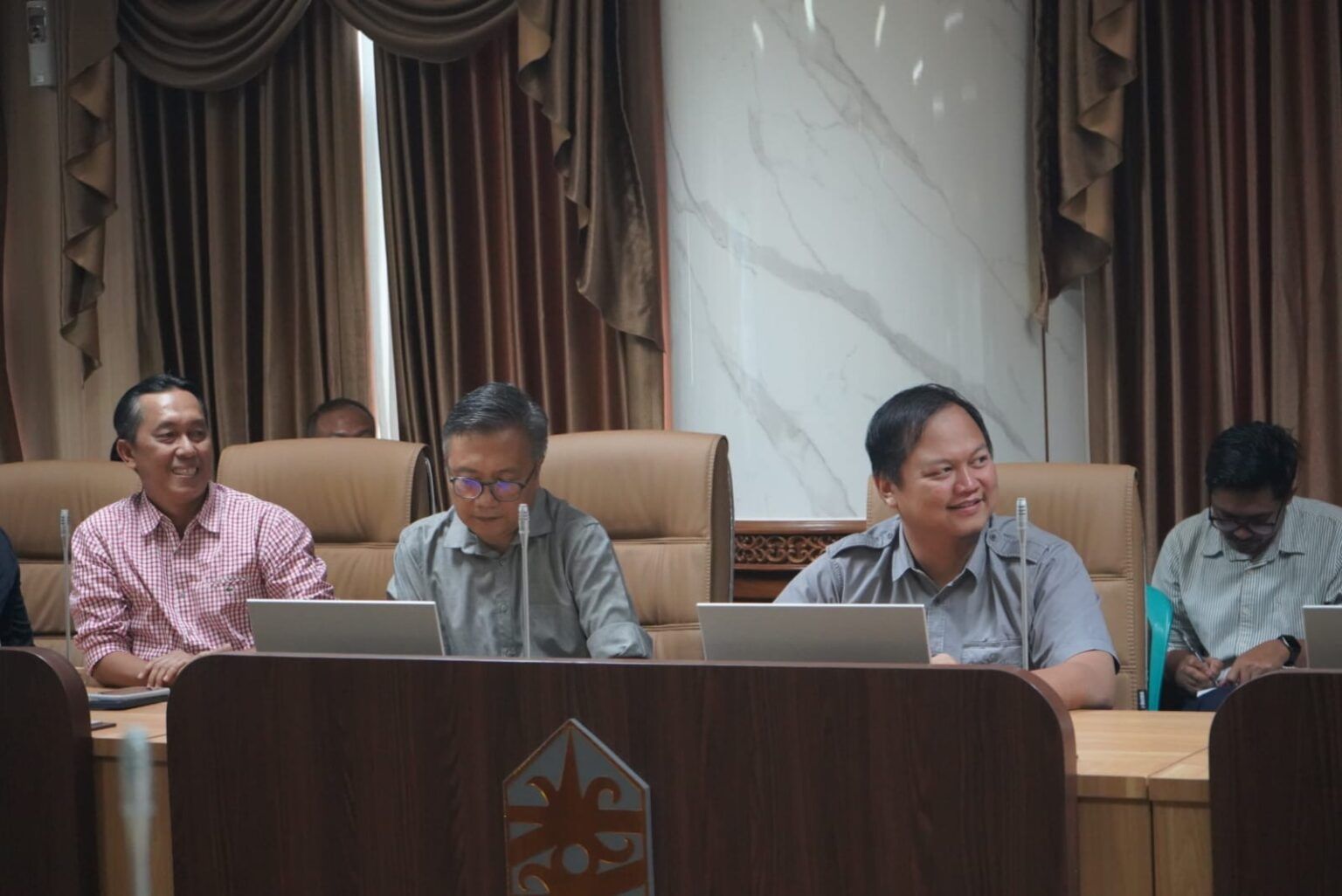 Pengurus Komisariat GAPKI Kutai Timur dalam pertemuan dengan Pemerintah daerah, Rabu (17/6/2026).