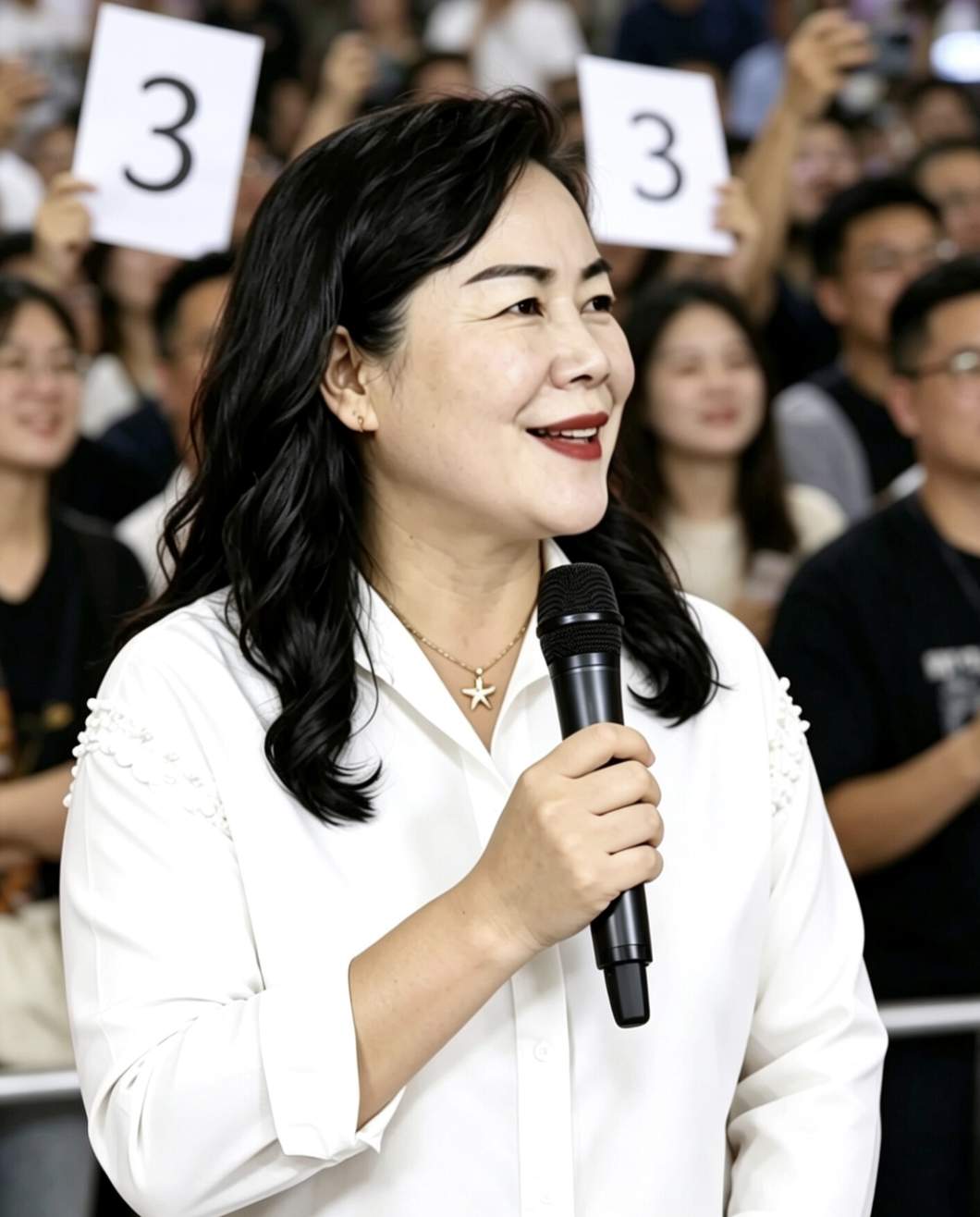 Martha Ekram, peraih suara terbanyak di Pilhut Desa Sawangan, Kecamatan Tombulu.