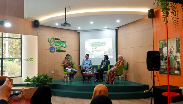 Pegadaian dan Kompasiana Edukasi Literasi Keuangan Mahasiswa Unila