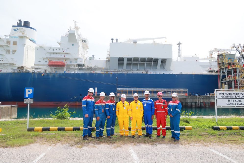 Petronas LNG Kunjungi Terminal LNG Arun, Jajaki Kerja Sama Strategis