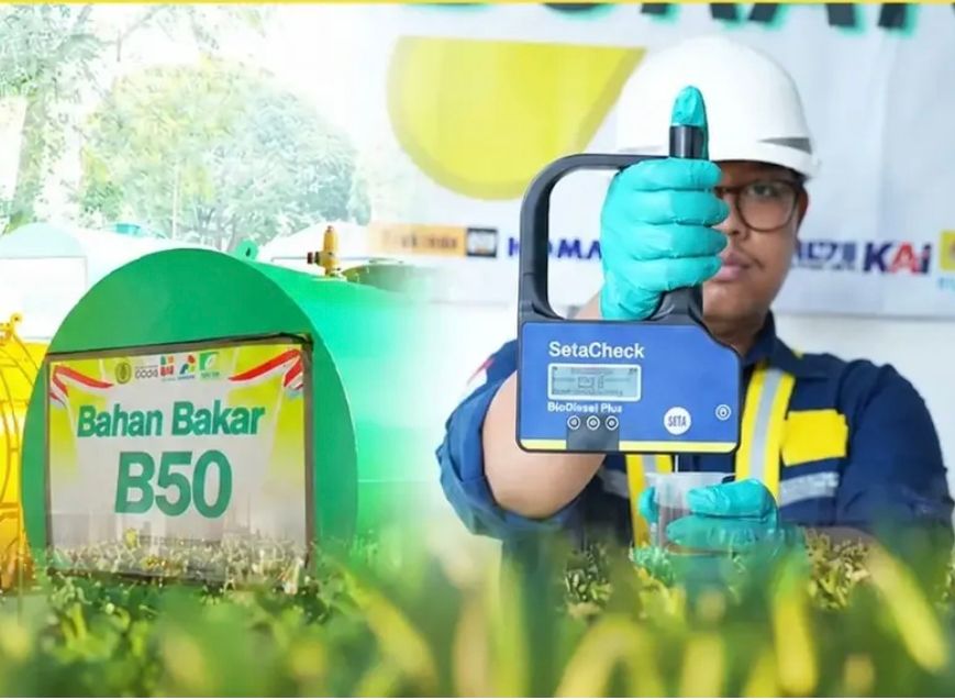 Pemerintah mempersiapkan bahan bakar B50. Begini tahapan penerapan B50 di Indonesia, mulai dari uji mutu B0 & B100 hingga metode inline blending.