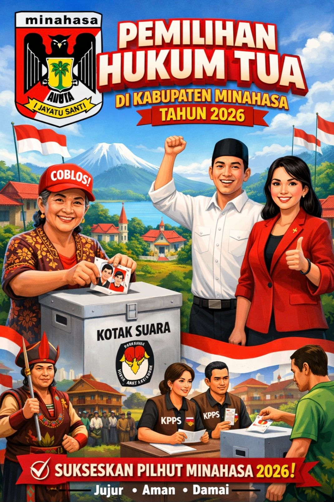 Pemilihan Hukum Tua di Minahasa.