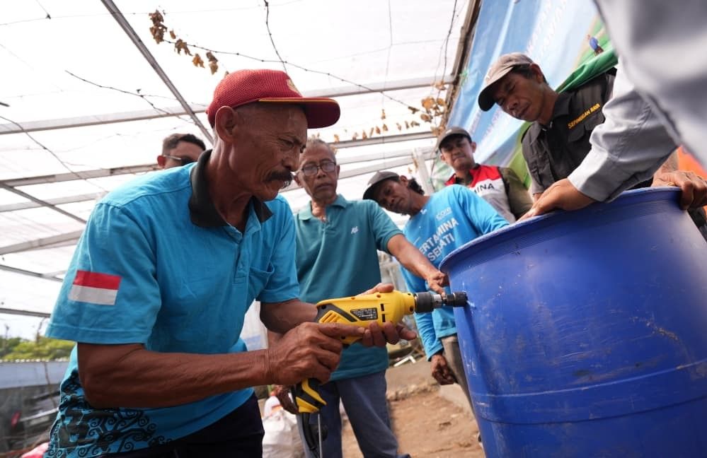 Pertamina Sepinggan Bantu Petani Kelola Lahan Lebih Produktif