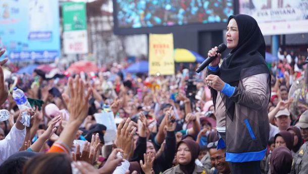 Jalan Sehat HUT ke-344 Diikuti Ribuan Warga, Eva Dwiana Dorong Kebersamaan