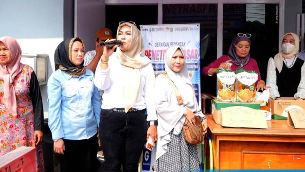 Kendalikan Inflasi, Pemkab Lamsel Gelar Pasar Murah di Tiga Kecamatan