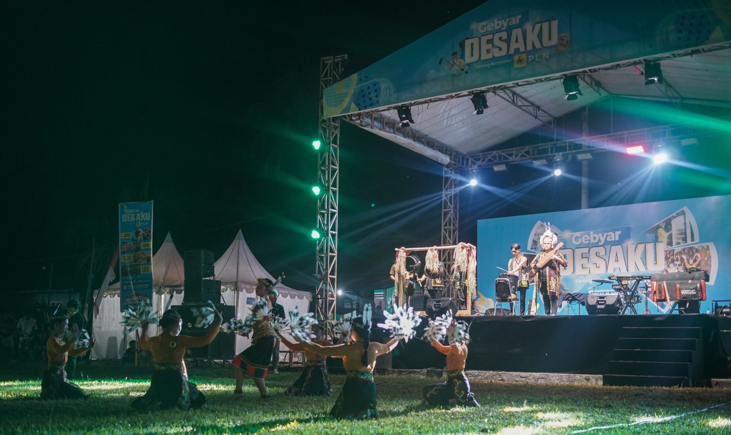 Listrik PLN Terangi Tanjung Nanga, PPD Sungai Malinau II Berlangsung Meriah