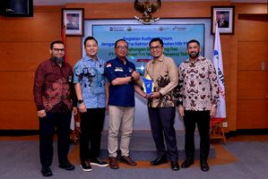 Audiensi umum dengan pembina sektor keselamatan hilir Migas di lingkungan subholding gas di kantor pusat PGN, Jakarta