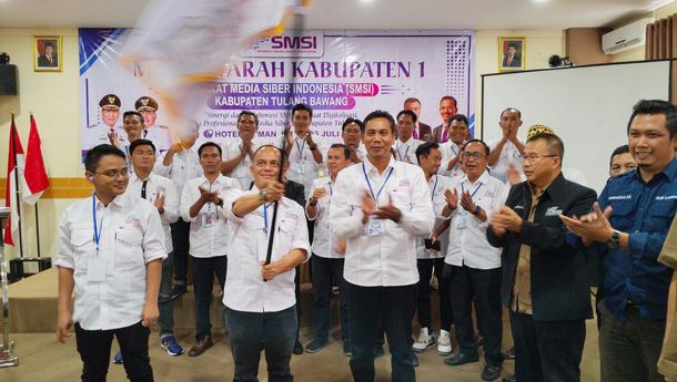 Terpilih Aklamasi, Abdul Rohman Nakhodai SMSI Tulang Bawang Periode 2026–2029