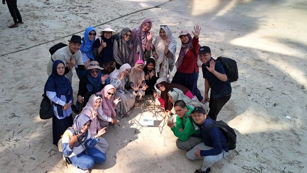  FST dan FTK UIN RIL Kolaborasi Transplantasi Terumbu Karang di Pulau Pahawang