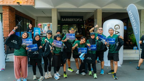 Bank Saqu dan Garmin Dorong Gaya Hidup Aktif Lewat Plogging