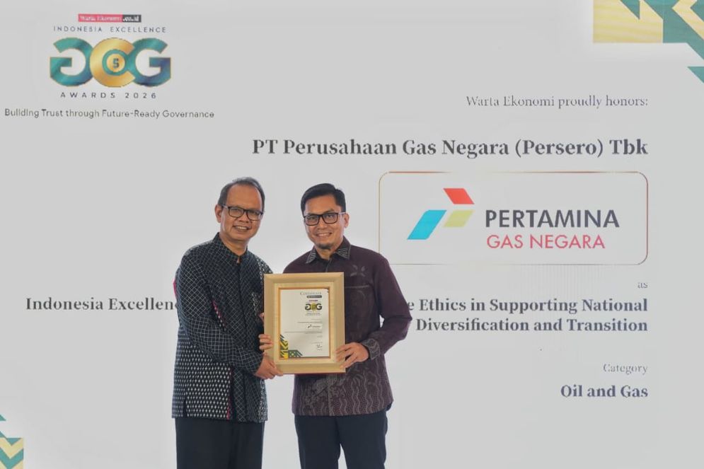 PGN Raih Indonesia Excellence GCG Awards 2026 Berkat Tata Kelola Perusahaan