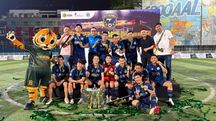 Tim Mini Soccer BRI Region 6 Raih Juara 1 Geothermal League 2026