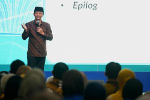 Komisaris BSI Sigit Pramono dalam kuliah umum di UMSU