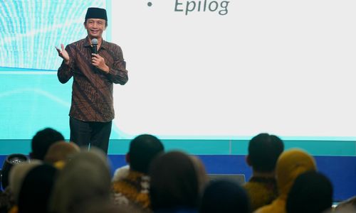Komisaris BSI Sigit Pramono dalam kuliah umum di UMSU