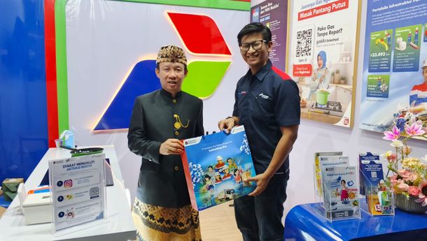 Sekdaprov Lampung Tinjau Booth PGN di Bandar Lampung Expo 2026
