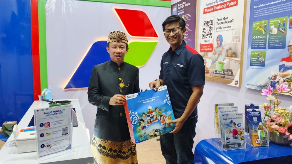 Sekdaprov Lampung Tinjau Booth PGN di Bandar Lampung Expo 2026.jpeg