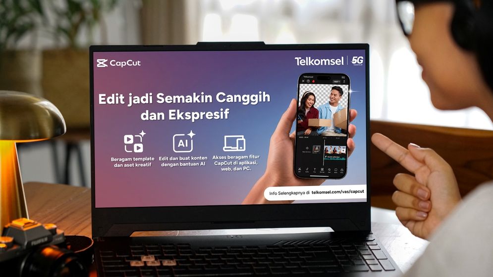 Pelanggan kini dapat menikmati kemudahan berlangganan CapCut langsung dari MyTelkomsel untuk mendukung kreativitas dan produktivitas konten digital.