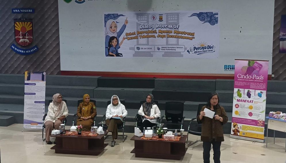 Suasana dialog Kespro di SMAN Sumsel yang diselenggarakan WCC Palembang
