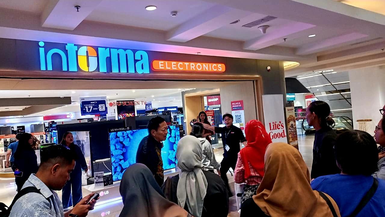 
LG memaparkan seluruh produknya di 2026 yang tersedia untuk pasar Medan dan sekitarnya di Delipark Mall