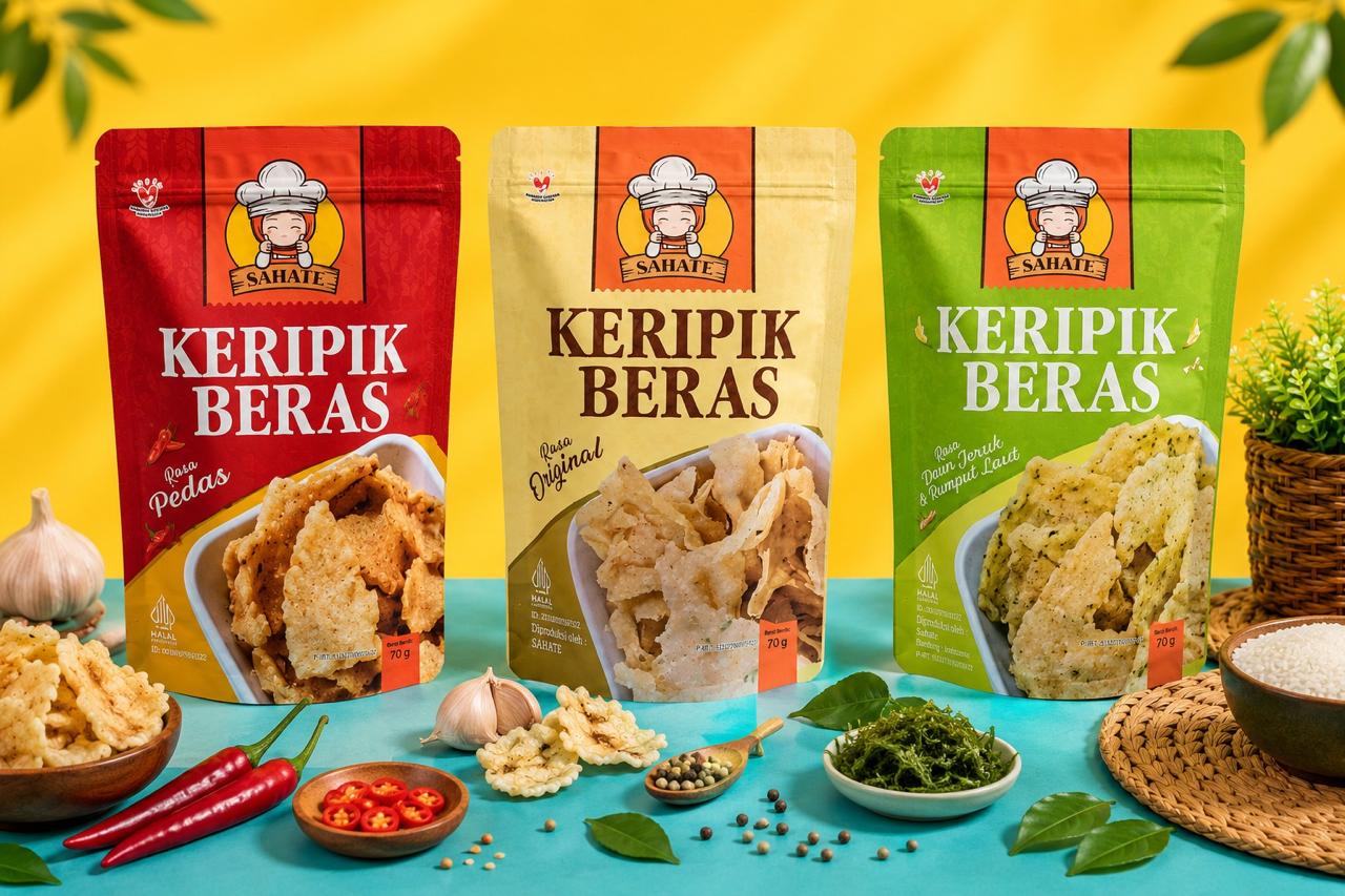 Camilan Sehat Sahate Naik Kelas, Dari Dapur Rumahan ke Pasar Global Bersama BRI