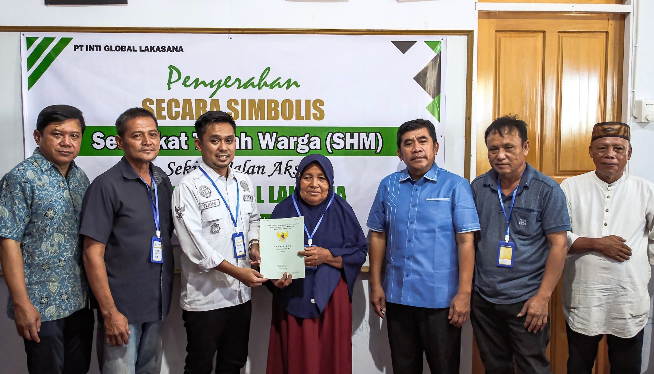 BJA Group Fasilitasi Sertifikasi Lahan Warga di Jalur Akses Pelabuhan Lalape