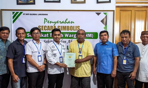BJA Group Fasilitasi Sertifikasi Lahan Warga di Jalur Akses Pelabuhan Lalape