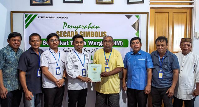 BJA Group Fasilitasi Sertifikasi Lahan Warga di Jalur Akses Pelabuhan Lalape