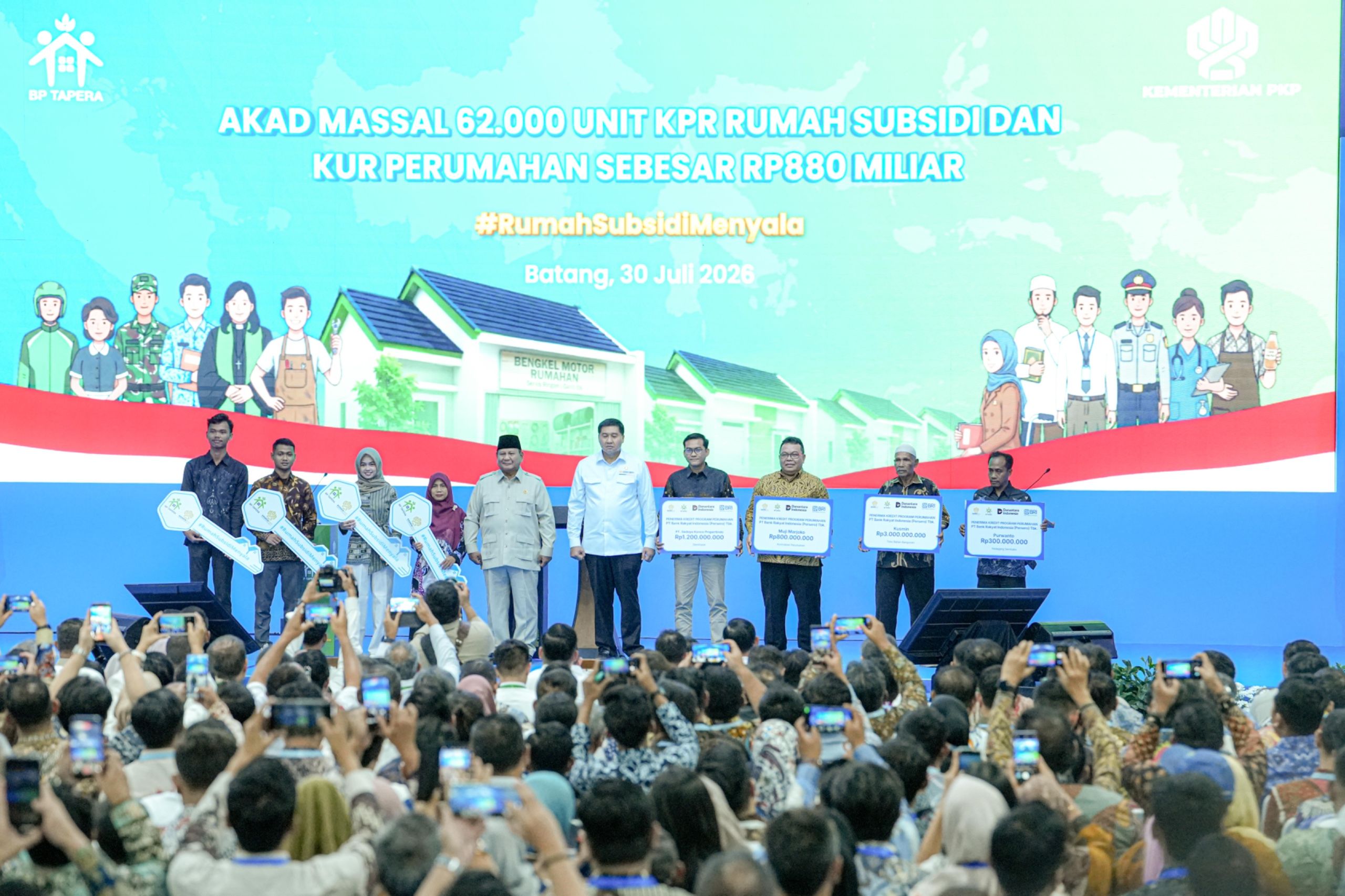 Akad Massal KPR FLPP Digelar, BRI Tegaskan Komitmen Dukung Program 3 Juta Rumah