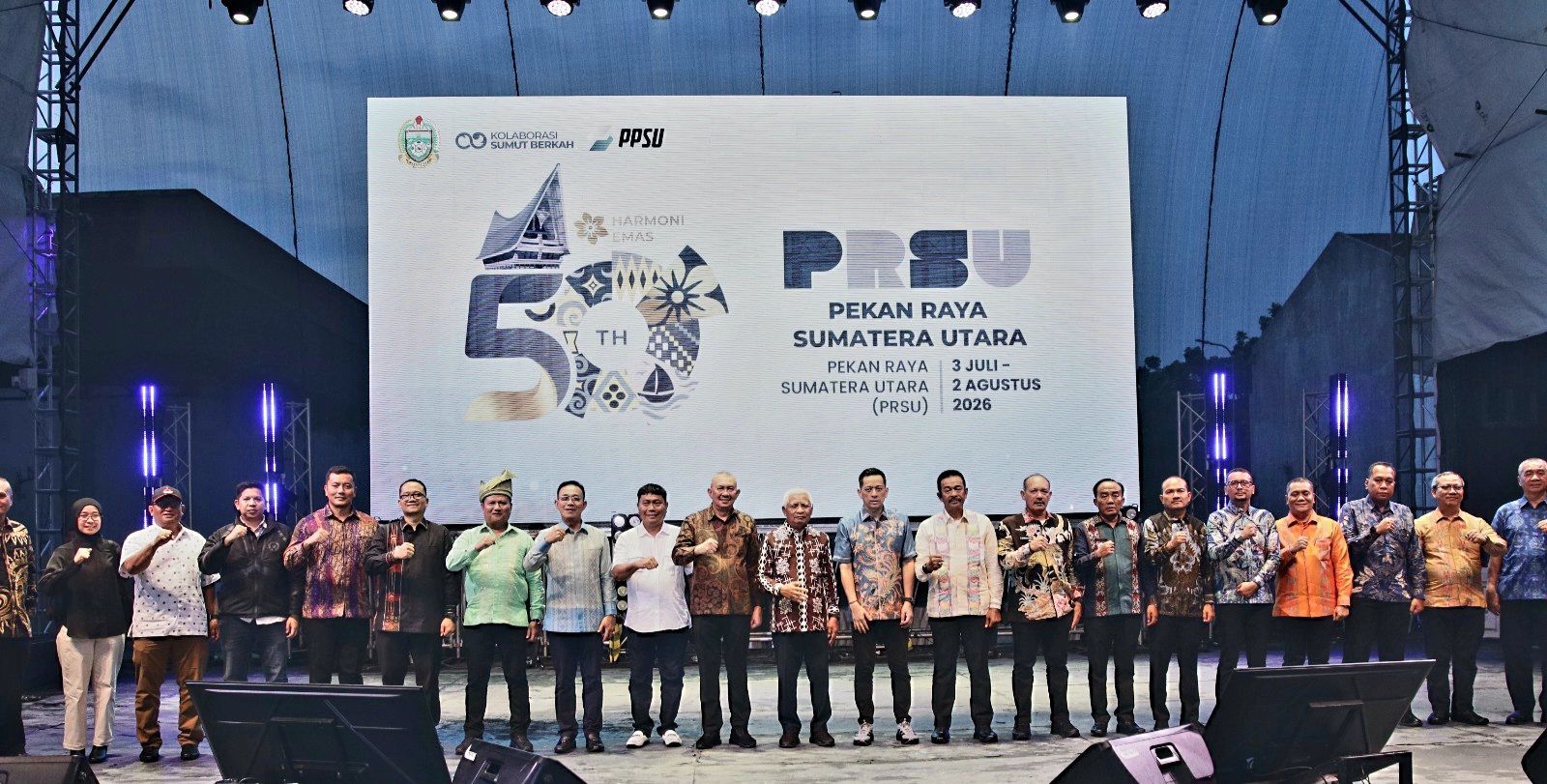 Pekan Raya Sumatera Utara (PRSU) ke-50 resmi ditutup