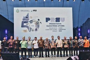 Pekan Raya Sumatera Utara (PRSU) ke-50 resmi ditutup