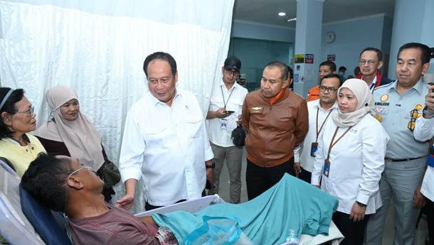 Dirut Jasa Raharja Dampingi Wamenhub Tinjau Korban KM Mutiara Sentosa II