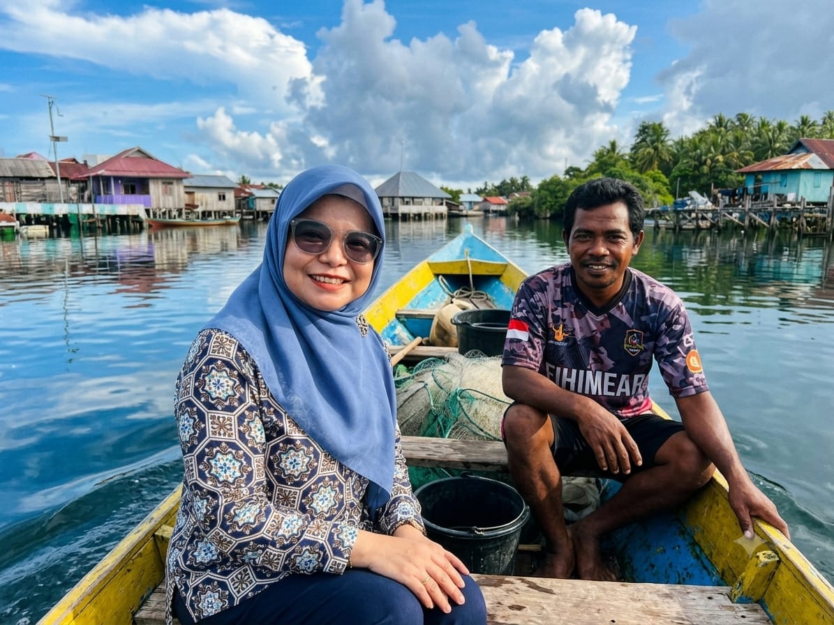 Menembus Ombak Demi Warga, Ini Dedikasi Mantri BRI di Pelosok Wakatobi