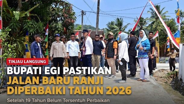 Bupati Egi Pastikan Akses Baru Ranji Diperbaiki Tahun Ini