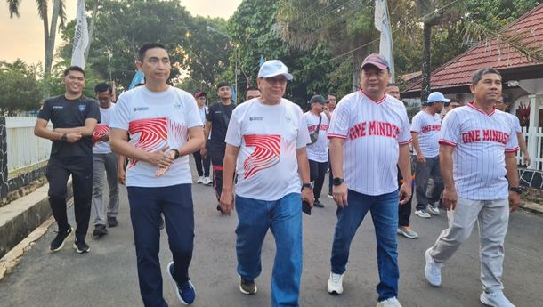 One PTP One Culture, Ratusan Karyawan PTPN I dan IV Reg 7 Jalan Sehat HUT RI