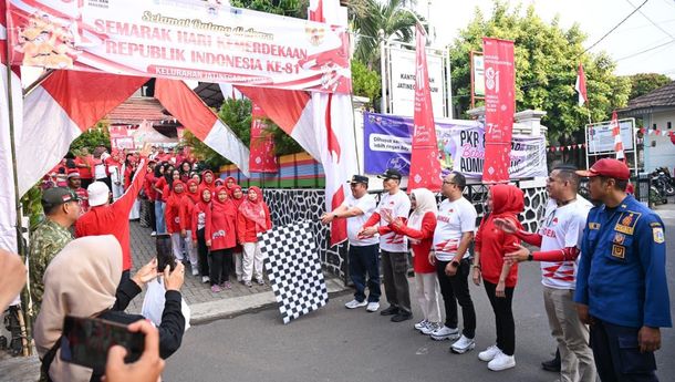 HUT RI ke-81 Jasa Raharja Edukasi Keselamatan lewat Karnaval dan Lomba Rakyat