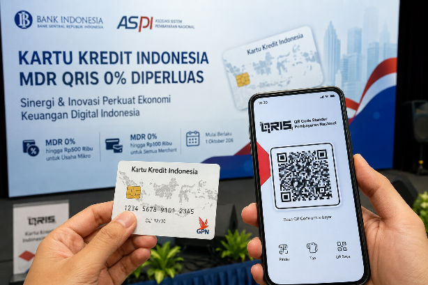 Kartu Kredit Indonesia Diluncurkan, MDR QRIS 0 Persen Diperluas Mulai Oktober 