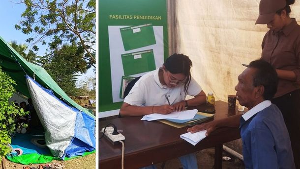 Tidur di Teras Rumah Pascagempa, Warga Kuwuwire Datangi BPBD Minta Tenda