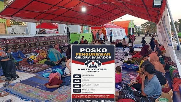 Kartu Kontrol Pengungsi Jadi Instrumen Penataan Layanan di Posko Gelora Samador
