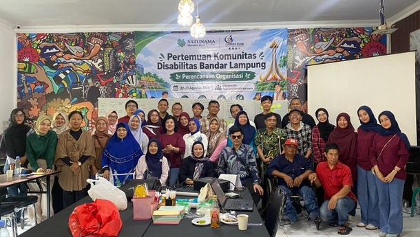Satunama Fasilitasi Komunitas Disabilitas Bandar Lampung Perkuat Organisasi