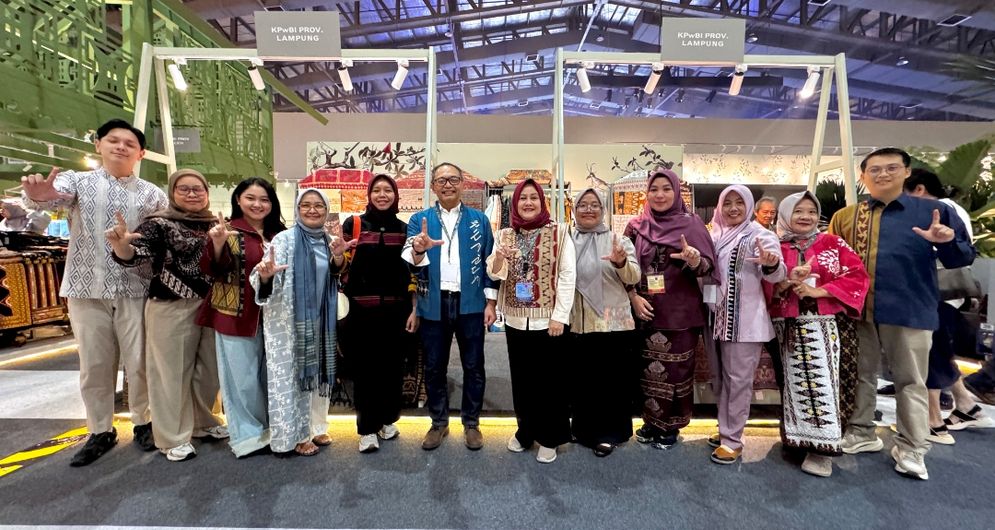 UMKM asal Lampung yang ikut serta dalam Karya Kreatif Indonesia (KKI) 2026 yang digelar Bank Indonesia.