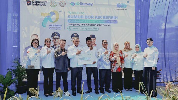 SUCOFINDO dan ABPEDNAS Resmikan Sumur Air Bersih di Kepulauan Riau