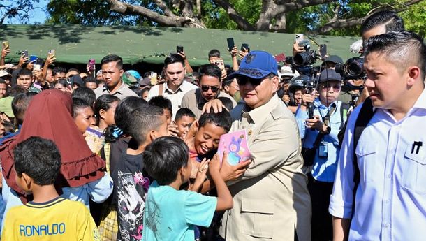 Ditanya Prabowo, Warga Nagekeo Minta Program MBG Berlanjut