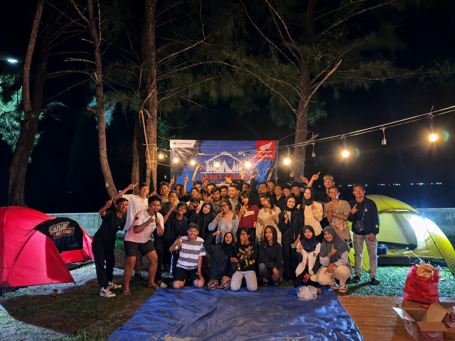 Honda Bikers Motour Camp Pererat Kebersamaan Komunitas ADV160 Balikpapan 