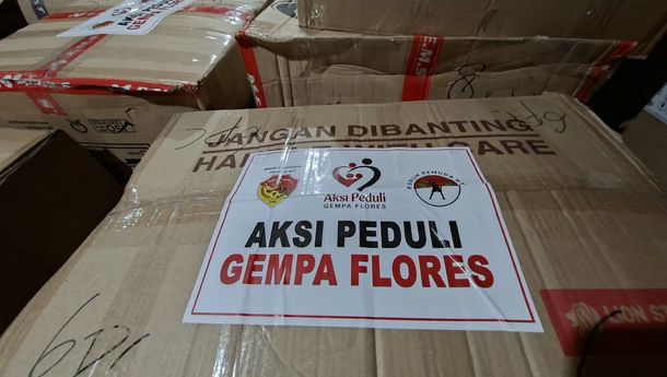 Aksi Peduli Korban Gempa Flores Kirim13 Ton Bantuan Kemanusiaan
